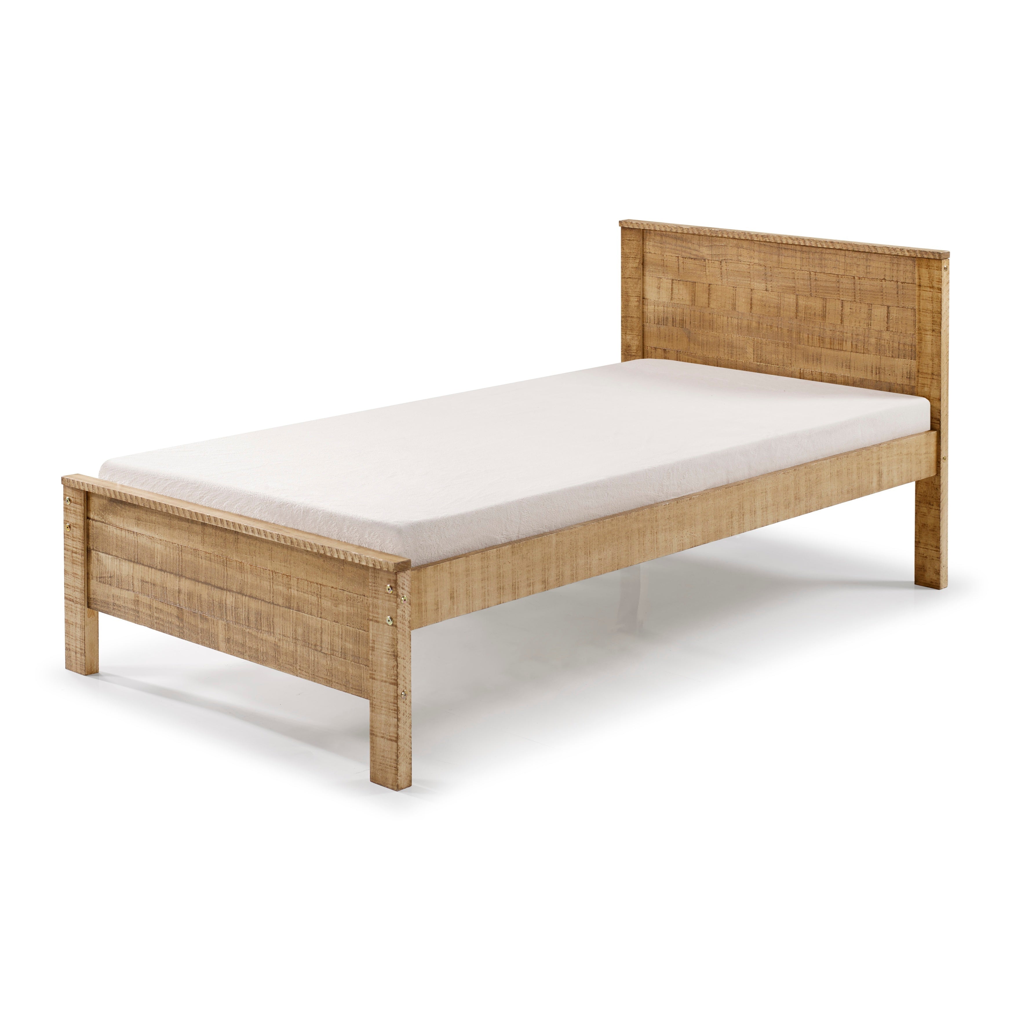 Denver Solid Pine Wooden Bed Frame with Slatted Base
