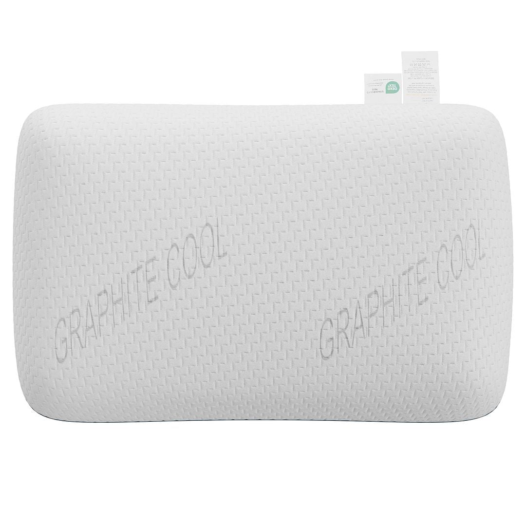 Moulded Memory Foam w Graphite Cover Pillow