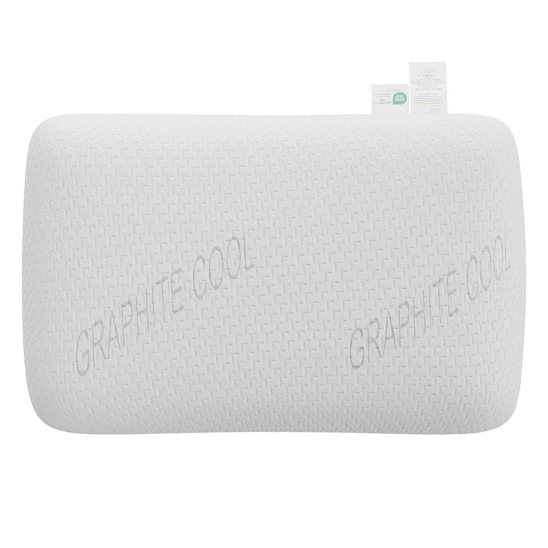 Moulded Memory Foam w Graphite Cover Pillow