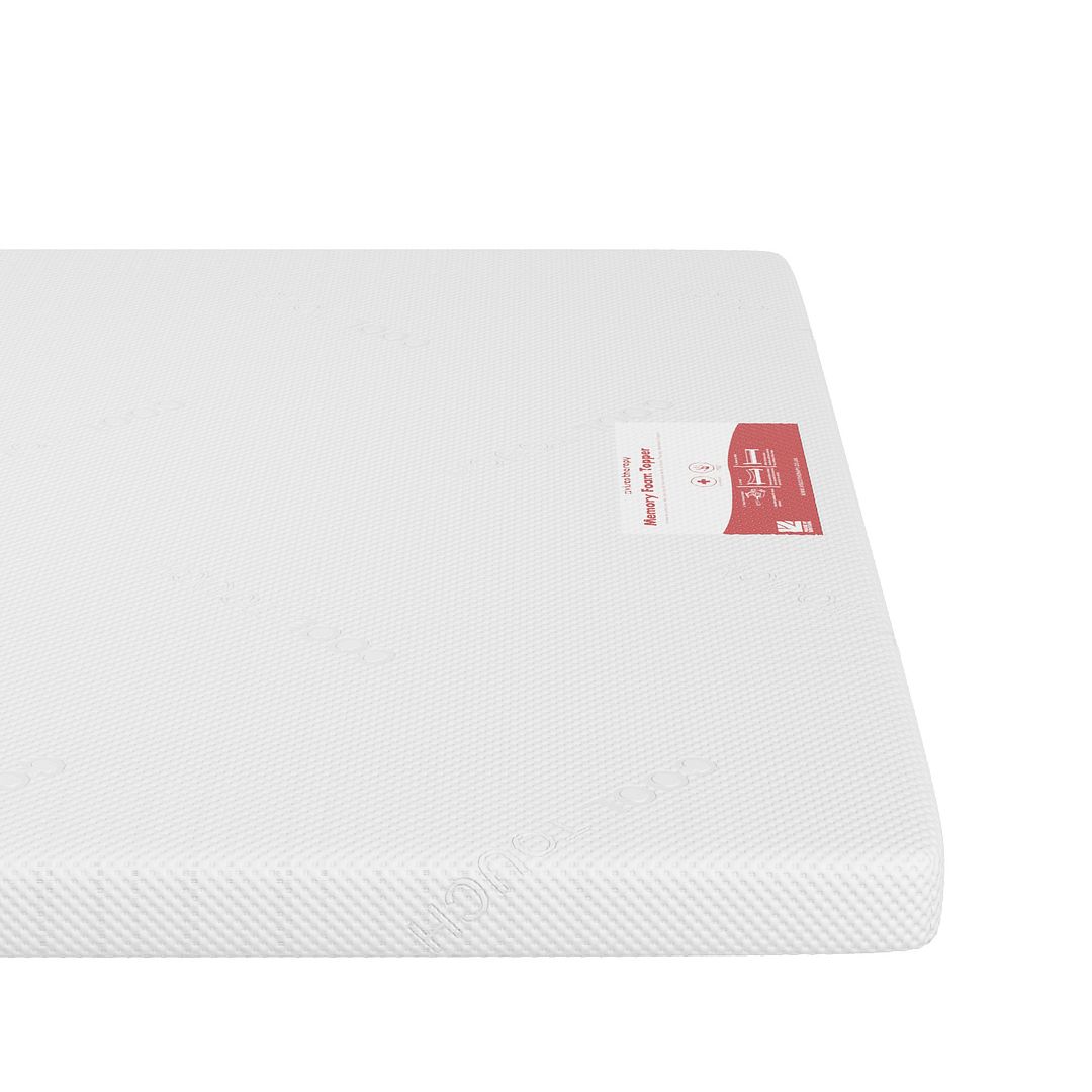 Memory Foam Mattress Topper - 3 cm Soft Comfort