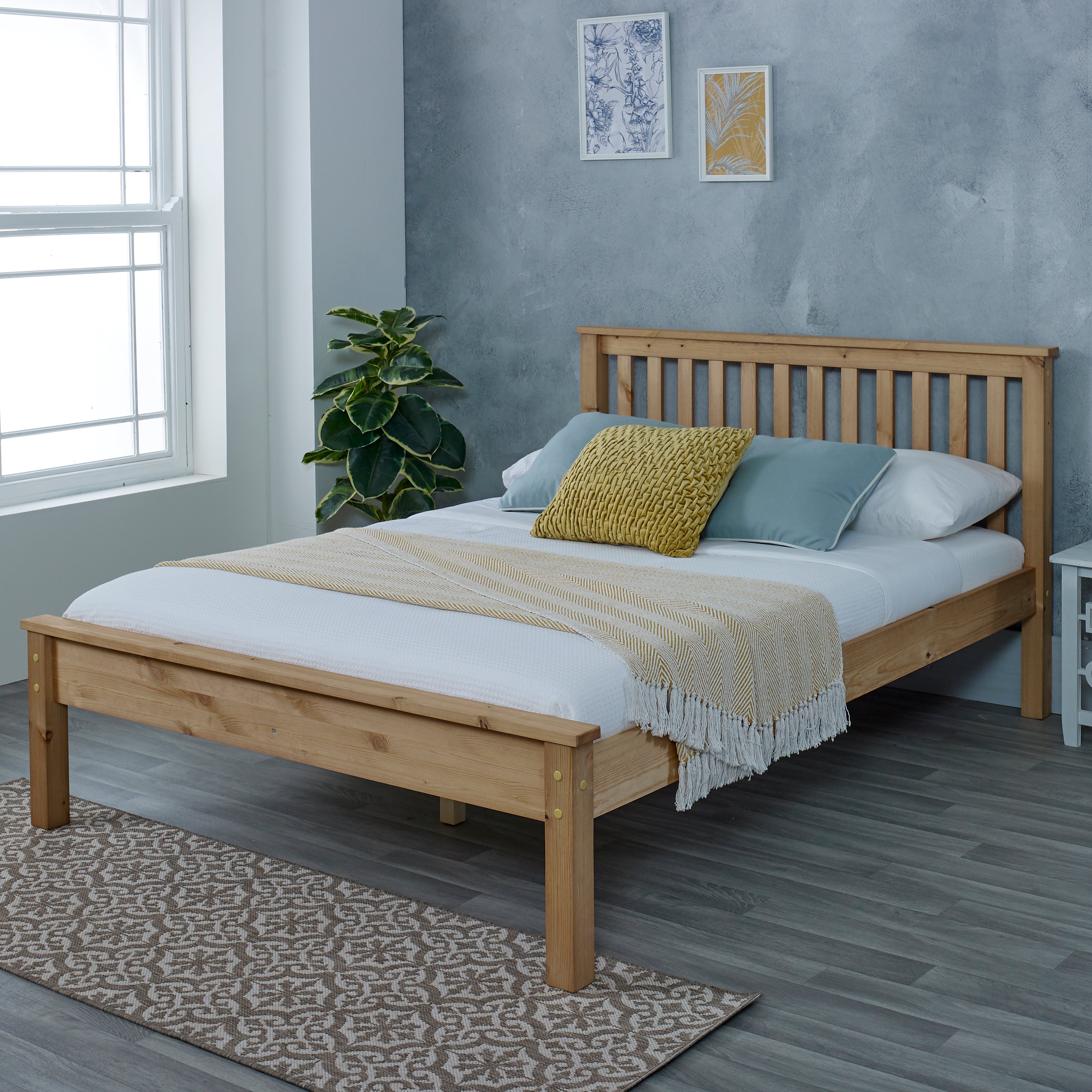 Chester Solo Pine Wooden Bed Frame