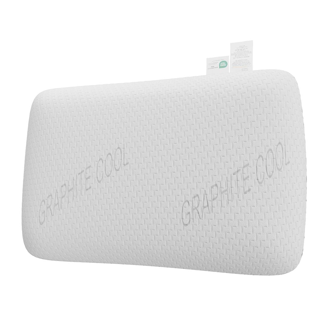 Moulded Memory Foam w Graphite Cover Pillow