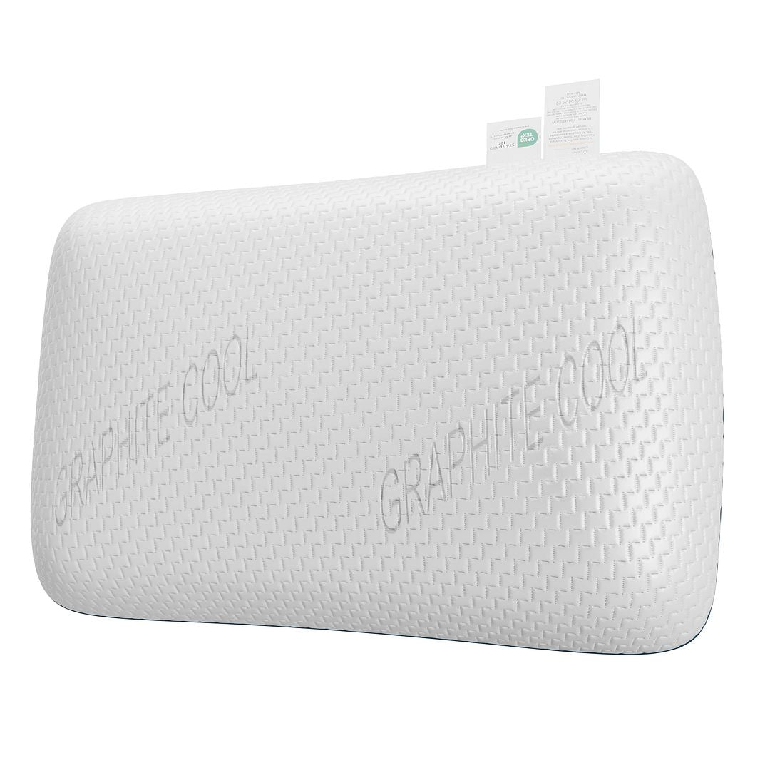 Moulded Memory Foam w Graphite Cover Pillow