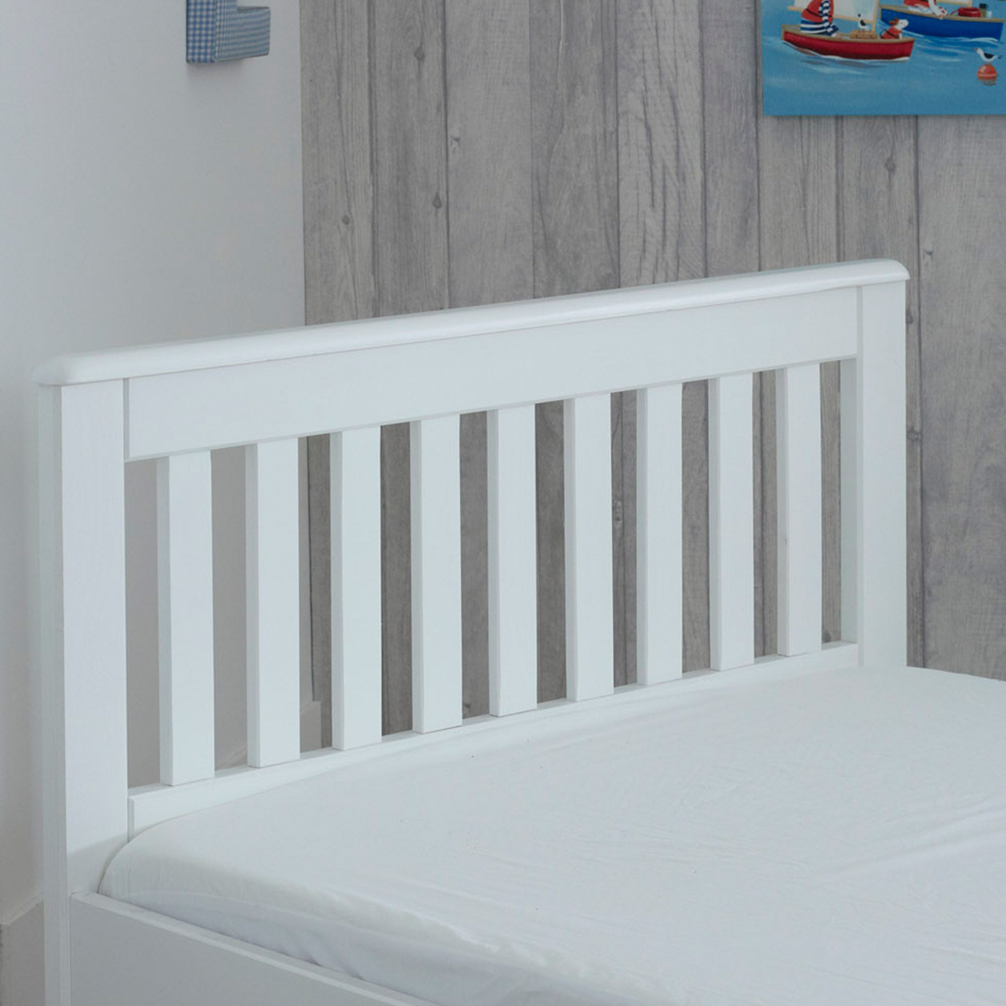 Mission Solid Wooden Pine Bed with Storage